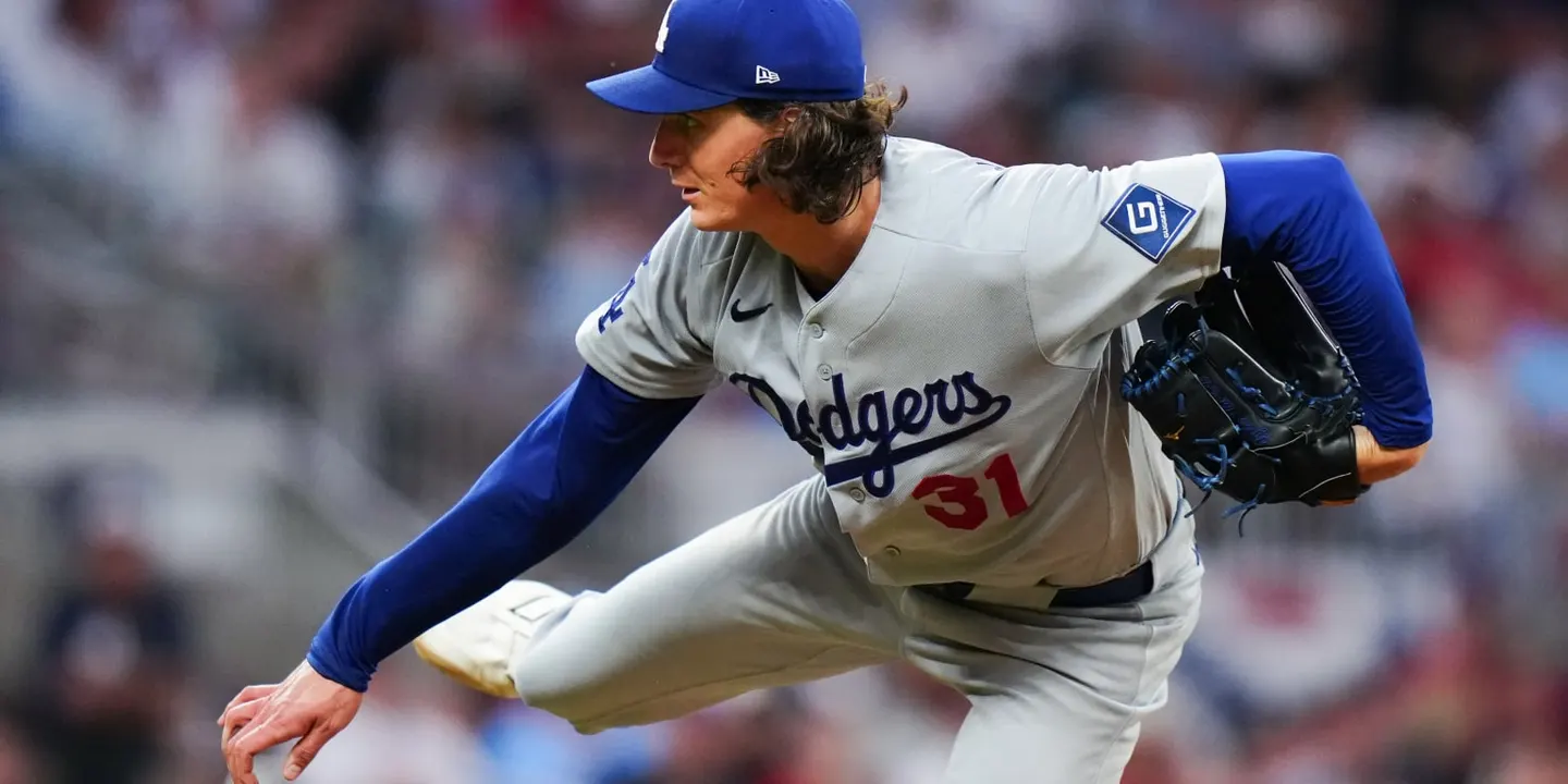 타일러 글라스노우의 NLDS 4차전 투구
