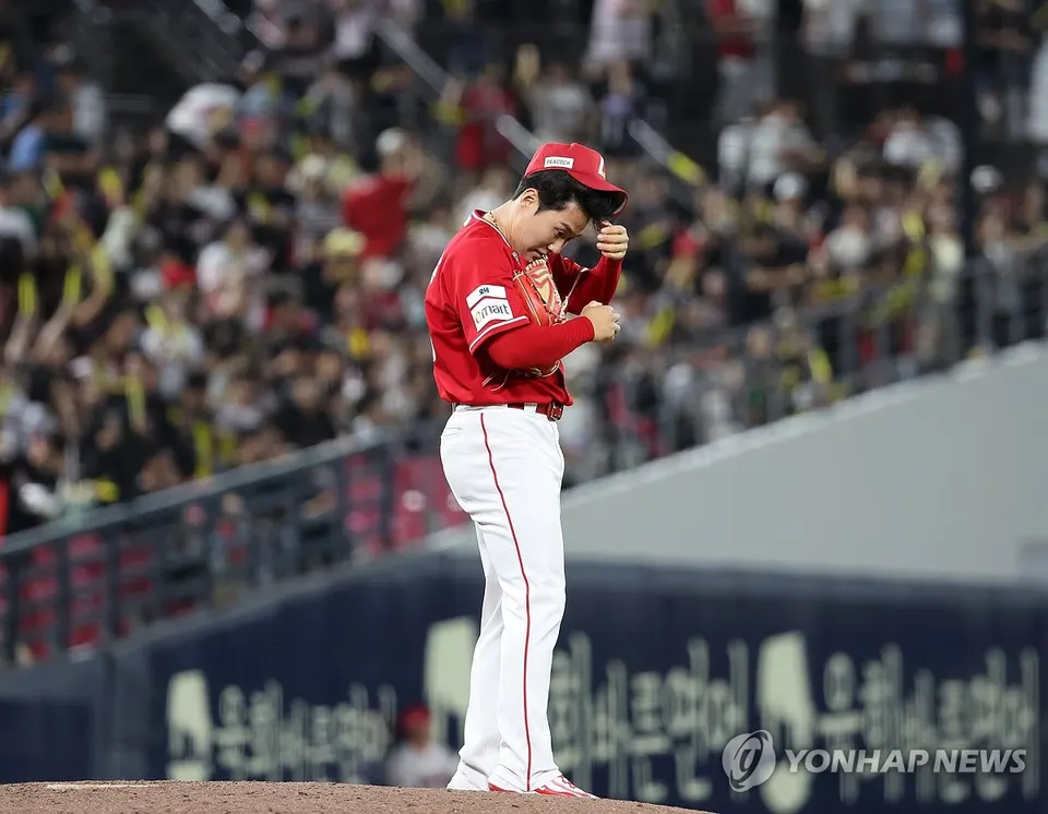 2026년 5월 22일 KIA전에서 마운드에 선 SSG 최민준